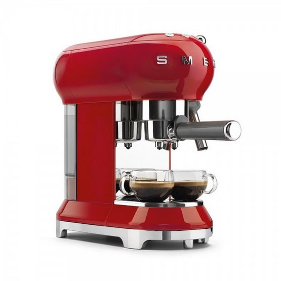 Кафемашина SMEG ECF01RDEU , 1350 W, 15 Bar - SMEG