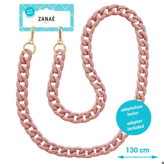 Огърлица за мобилен телефон Phone necklaces - Mate blush L size