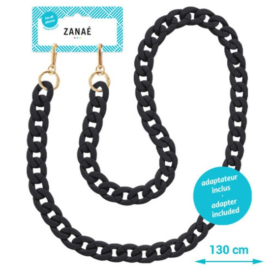 Огърлица за мобилен телефон Phone necklaces - Mate carbone smart (large-links) L size