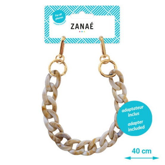 Огърлица за мобилен телефон Phone wristlaces Turtle - Sand S size
