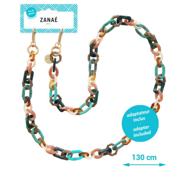 Огърлица за мобилен телефон Phone necklaces - Blue land