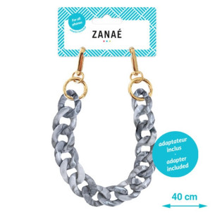 Огърлица за мобилен телефон Phone wristlaces Turtle - Сива S size