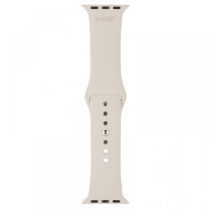 Каишка за часовник Holdit Silicone Watchband 38/40/41 145-195mm - Light Beige,