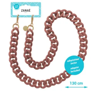 Огърлица за мобилен телефон Phone Chain Necklaces - Maple syrup