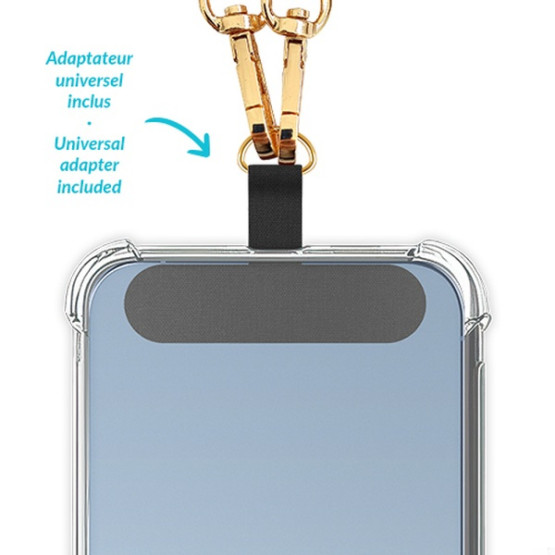 Огърлица за мобилен телефон Phone necklaces - Golden globe L size