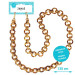 Огърлица за мобилен телефон Phone necklaces - Golden globe L size