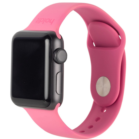 Каишка за часовник Holdit Silicone Watchband 38/40/41 145-195mm - Розова