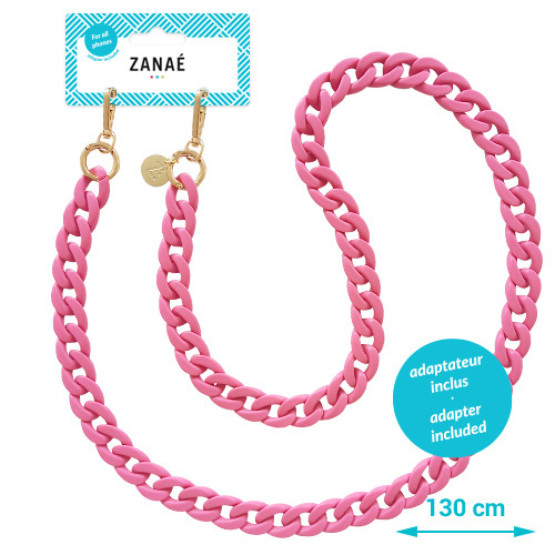 Огърлица за мобилен телефон Phone Chain Necklaces - Mate peony (large-links) L size