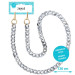 Огърлица за мобилен телефон Phone necklaces - Turtle - Сива L size size