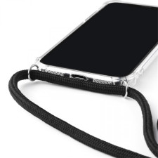 Гръб Airbag soft tpu с черна връзка за Samsung A32 5G - Прозрачен