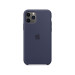 Гръб Apple Silicone Cover за iPhone 11 Pro - Син, MWYJ2ZM/A