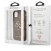 Гръб Guess PU 4G Metal Logo Case за iPhone 11 - Кафяв
