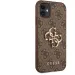 Гръб Guess PU 4G Metal Logo Case за iPhone 11 - Кафяв