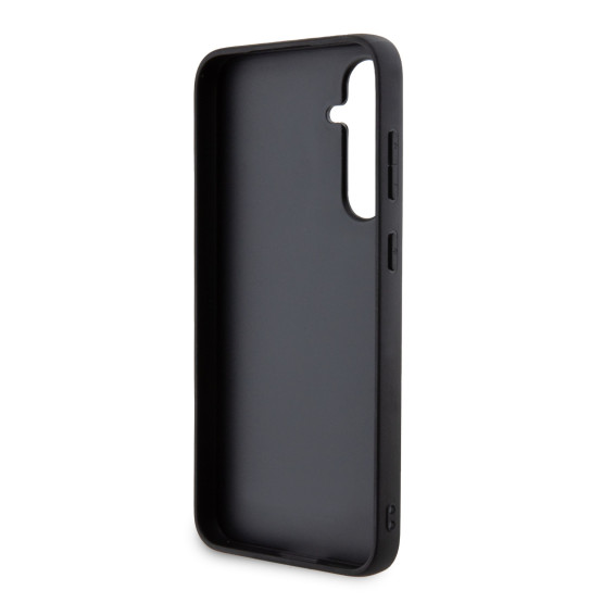 Гръб Guess PU 4G Metal Logo Case за Samsung Galaxy S23 FE - Сив
