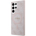 Гръб Guess PU Leather 4G Colored Ring MagSafe Case за Samsung Galaxy S24 Ultra - Розов