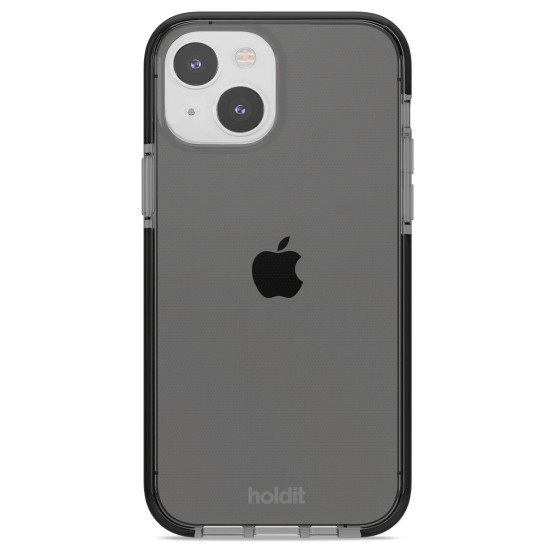 Гръб Holdit Seethru Case за iPhone 15 - Черен