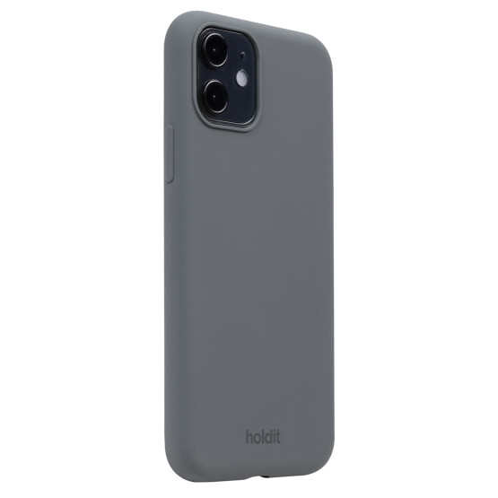 Гръб Holdit Silicone Case за iPhone 11 - Space Gray