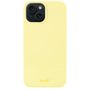Гръб Holdit Silicone Case за iPhone 15 - Lemonade