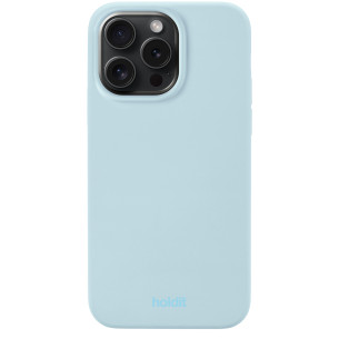 Гръб Holdit Silicone Case за iPhone 15 ProMax - Mineral Blue