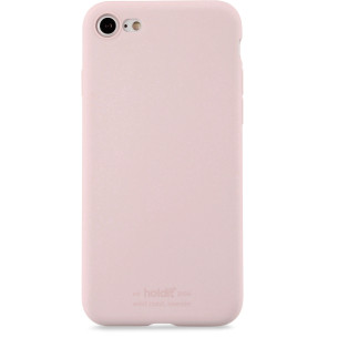 Гръб Holdit Silicone Case за iPhone 7/8/SE - Бледо розов