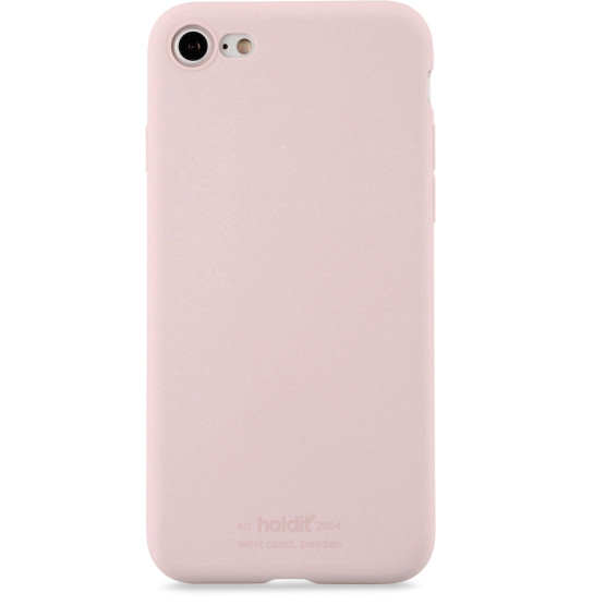 Гръб Holdit Silicone Case за iPhone 7/8/SE - Бледо розов