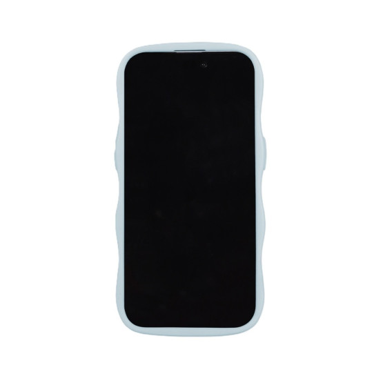 Гръб Holdit Wavy Case за iPhone 16e/15/14/13 - Mineral Blue/Mirror