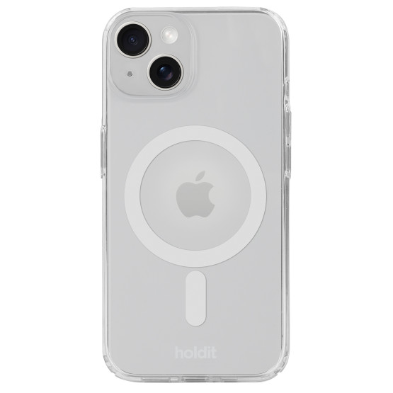 Гръб Holdit за iPhone 15,14,13, MagSafe Case, Бял