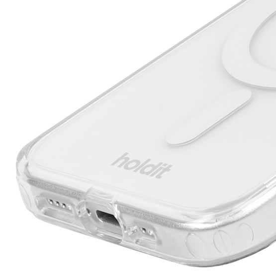 Гръб Holdit за iPhone 15,14,13, MagSafe Case, Бял