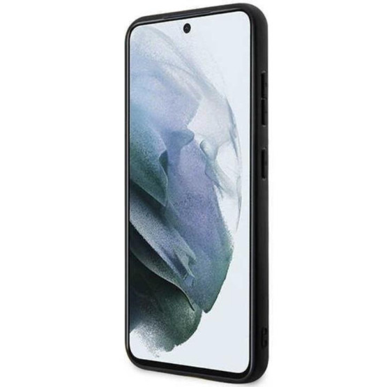 Гръб Karl Lagerfeld Saffiano Karl and Choupette за Samsung Galaxy S23 Plus - Черен