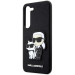 Гръб Karl Lagerfeld Saffiano Karl and Choupette за Samsung Galaxy S23 Plus - Черен