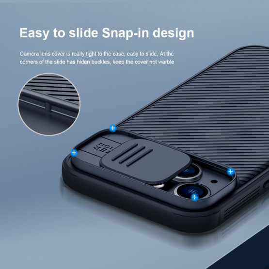 Гръб Nillkin Camshield Pro Magnetic за Iphone 14 Plus - Черен