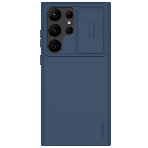 Гръб Nillkin CamShield Silky Silicone Case за Samsung Galaxy S23 Ultra - Син