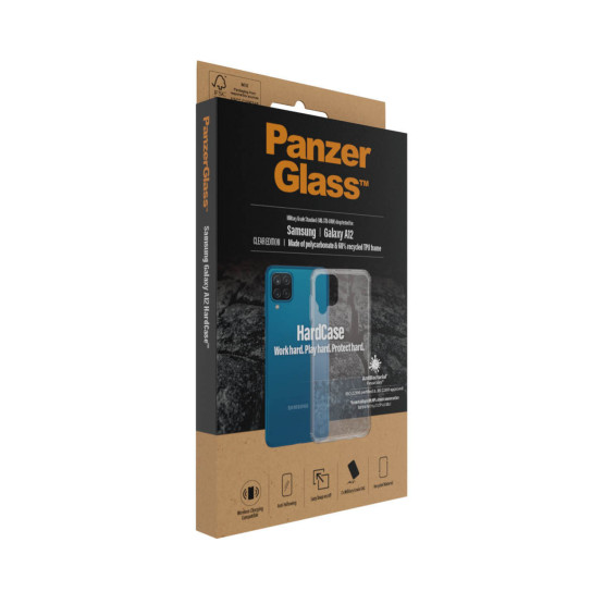 Гръб PanzerGlass Hard Case за Samsung Galaxy A12 - Прозрачен