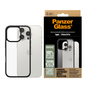 Гръб PanzerGlass HardCase за iPhone 16 Pro - Черен