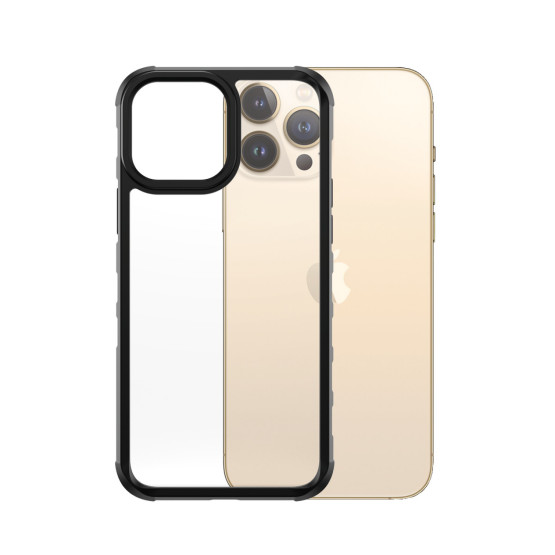Гръб PanzerGlass SilverBulletCase за Iphone 13 Pro Max - Черна рамка