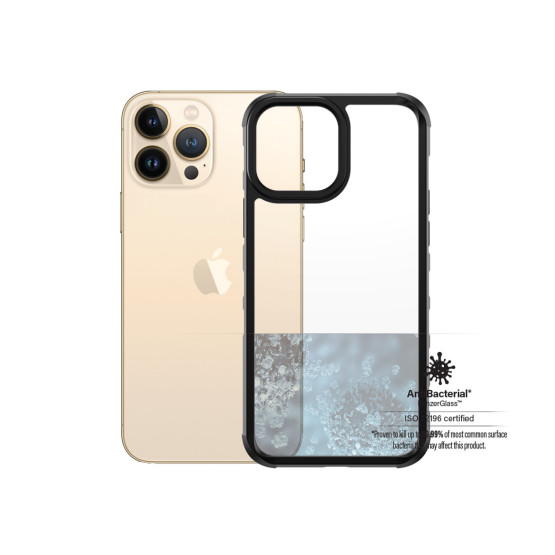 Гръб PanzerGlass SilverBulletCase за Iphone 13 Pro Max - Черна рамка