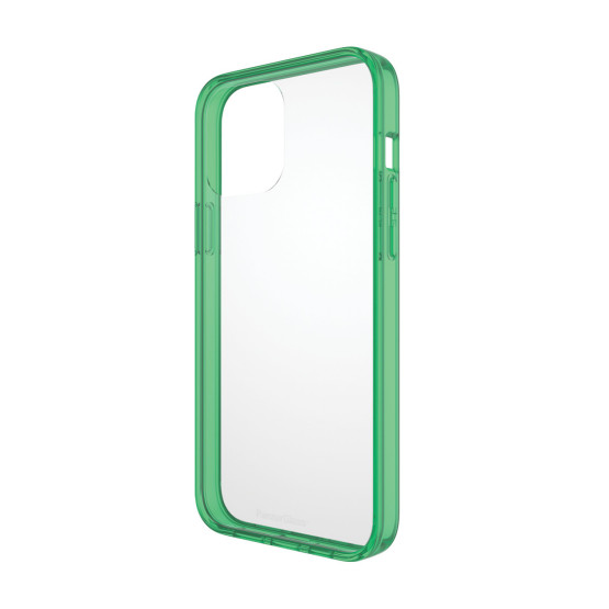 Гръб PanzerGlass за IPhone 13 Pro Max, ClearCase - Зелена рамка