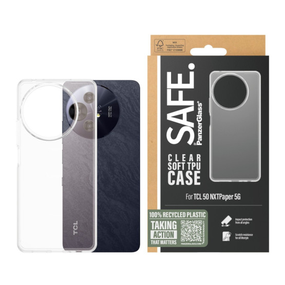 Гръб Safe Case за TCL 50 Nxtpaper 5G - Прозрачен