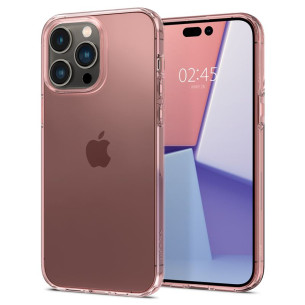 Гръб Spigen Crystal Flex за iPhone 14 Pro Max - Rose crystal