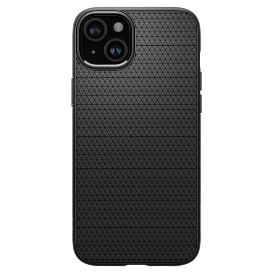 Гръб Spigen Liquid Air за iPhone 15 Plus - Черен