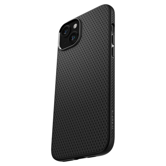 Гръб Spigen Liquid Air за iPhone 15 Plus - Черен