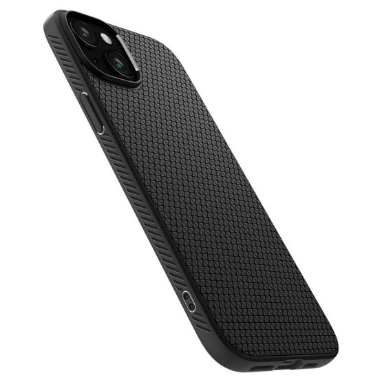 Гръб Spigen Liquid Air за iPhone 15 Plus - Черен