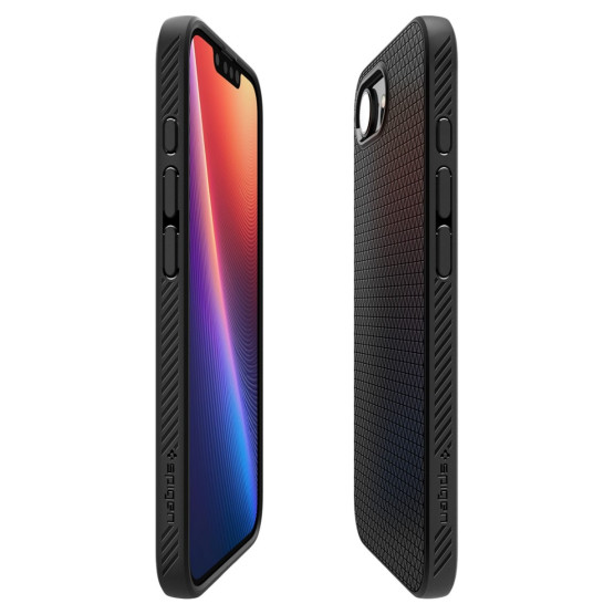 Гръб Spigen Liquid Air за iPhone 16E - Черен