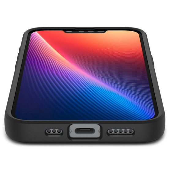 Гръб Spigen Liquid Air за iPhone 16E - Черен