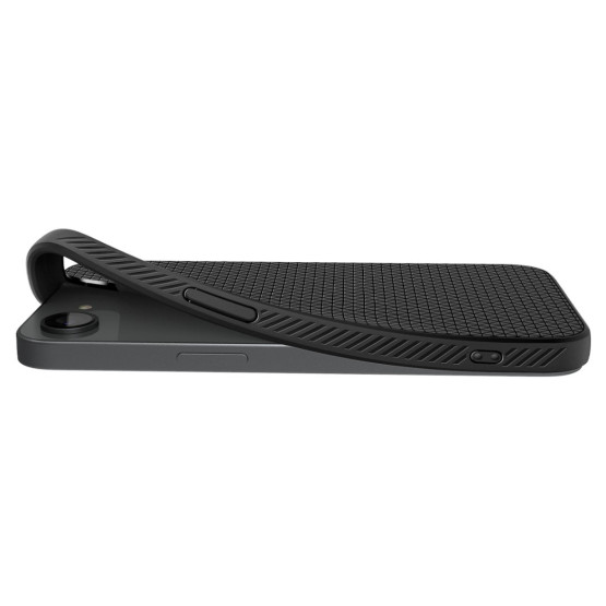 Гръб Spigen Liquid Air за iPhone 16E - Черен