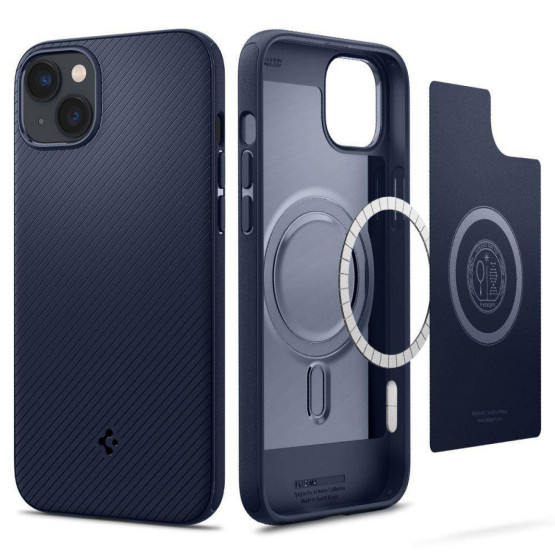 Гръб Spigen Mag Armor за iPhone 14 Plus - Син
