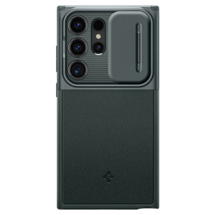 Гръб Spigen Optik Armor за Samsung Galaxy S24 Ultra - Зелен