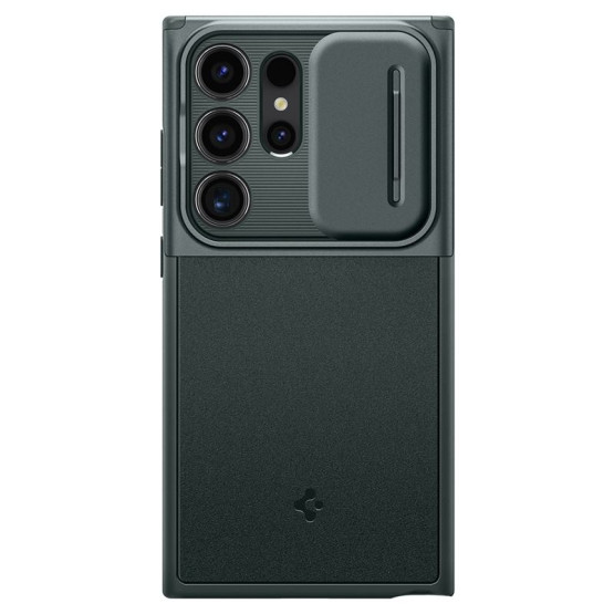 Гръб Spigen Optik Armor за Samsung Galaxy S24 Ultra - Зелен