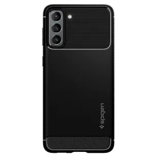 Гръб Spigen Rugged Armor за Samsung Galaxy S21 - Черен
