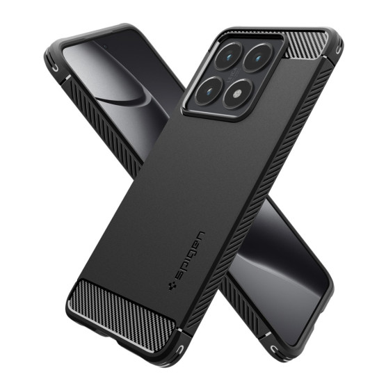 Гръб Spigen Rugged Armor за Xiaomi 14T Pro - Черен